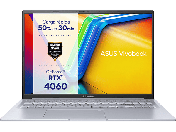 Portátil ASUS Vivobook OLED K3605VV-MX198W 16 3.2K Intel® Core™ i7-13700H 32GB RAM 1TB SSD GeForce RTX™ 4060 Windows 11 Home