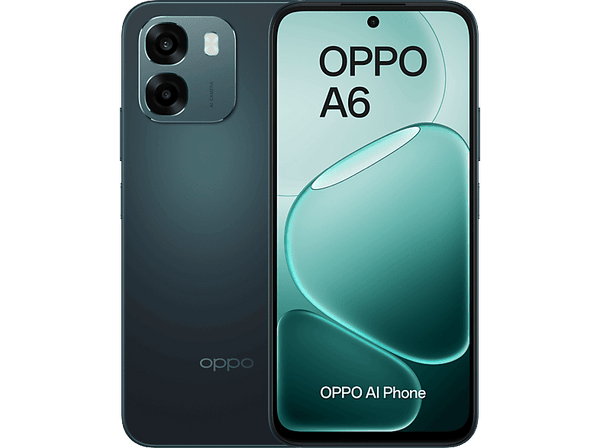 Móvil OPPO Bundle A6 4G Sapphire Black 256 GB 6 GB RAM 6.75 LCD Qualcomm Snapdragon®685 (6nm) 6.500mAh Incluye Cargador 45W y Auriculares