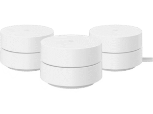 [❤️❤️❤️] Router inalámbrico Google WiFi Mesh (2021) Bluetooth 1.2 Gbps AC1200 15W 3 unidades Snow [17388]