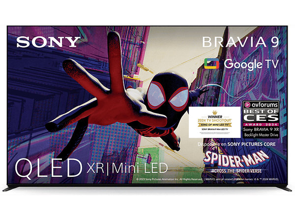 TV QLED 65 Sony Bravia 9 MiniLED 4K HDR Google Smart TV 2024 Gaming PS5 IMAX Enhanced Dolby Atmos/Vision Chromecast Airplay 120Hz 65XR90
