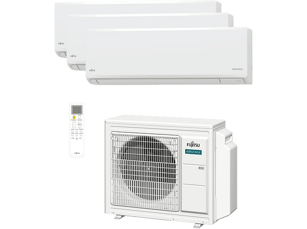 Aire acondicionado Split 3 x 1 Fujitsu ASY3525U3MI-KN (W) UE50  1857 fg/h  Wi-Fi  Blanco