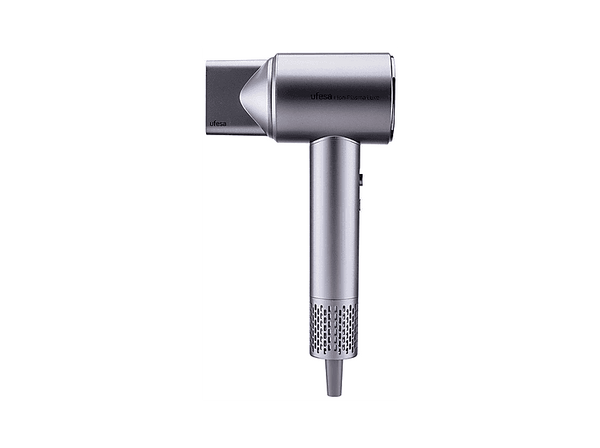 Secador Ufesa BLDC Ion-Plasma Luxe 1600 W 3 Temperaturas + Aire Frío 2 Velocidades Difusor Incluido Secado Ultra-rápido 110.000 rpm Plata
