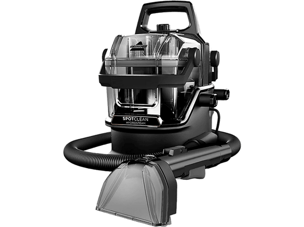 Aspirador de mano Bissell SpotClean HydroSteam Select 1000 W Con Cable Para Alfombras tapicería escaleras coche y losas HydroSteam Negro