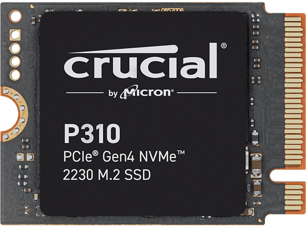Disco duro SSD interno 2 TB Crucial P310 PCIe Gen4 2230 NVMe M.2 Interno Velocidad de lectura hasta 7100 MB/s Negro