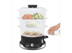[❤️❤️❤️] Vaporera Tefal VC2048 Potencia 800 W Capacidad 9 l Temporizador 60 min Negro [17334]