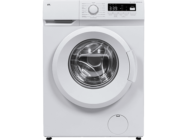 Lavadora carga frontal ok. OWM 7123 A INV 7 kg 1400 rpm 15 Programas Motor Inverter Función vapor Blanco
