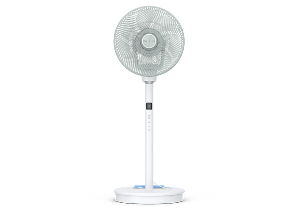 Ventilador de pie Rowenta QV5050 20W 18 dB (A) 1800 m3/h 20 Velocidades 3 Alturas Temporizador 30 horas de autonomía 7 Aspas Blanco