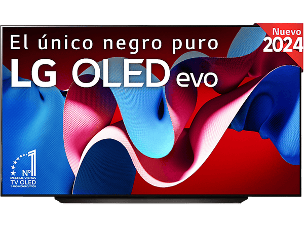TV OLED 83 LG OLED83C44LA  OLED 4K  Procesador Inteligente 4K α9 Gen7  Smart TV  DVB-T2 (H.265)  Negro