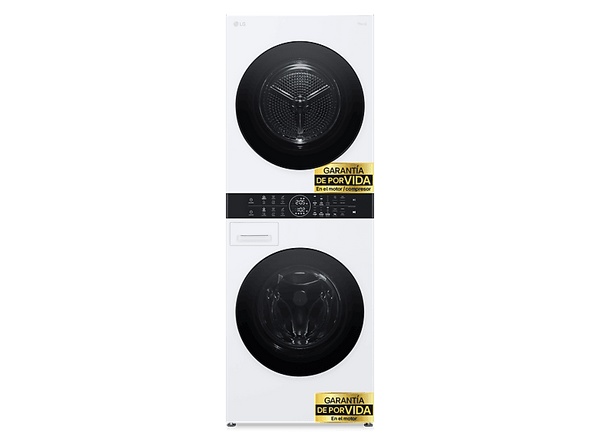 Lavadora secadora LG WT1210WWF Torre de lavado 12/10 kg TurboWash™ Smart Pairing™ Blanco