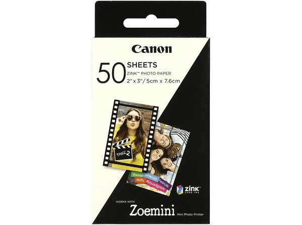 Papel fotográfico Canon 3215C002 Para Canon Zoemini Adhesivo 50 impresiones Blanco