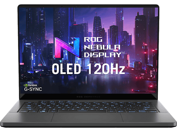Portátil gaming ASUS ROG Zephyrus G14 GA403UV-QS022  14 WQXGA+   Ryzen™ 9 8945HS  32GB RAM  1TB SSD  GeForce RTX™ 4060  Sin sistema operativo