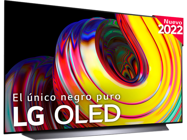 TV OLED 55 LG OLED55CS6LA UHD 4K α9 Gen 5 AI Smart TV DVB-T2 (H.265) Negro