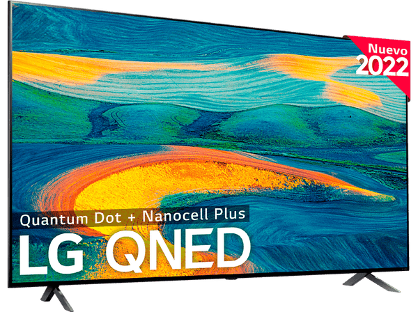 TV QNED 75 LG 75QNED7S6QA UHD 4K α5 Gen5 AI Processor 4K Smart TV DVB-T2 (H.265) Negro