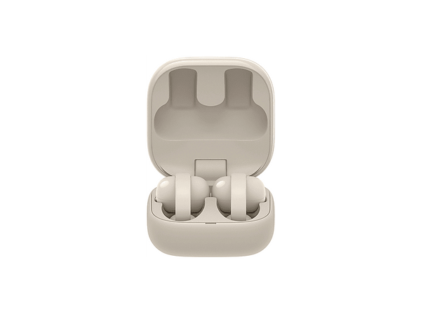 Auriculares True Wireless Sony LinkBuds Clip Estilo abierto 3 modos de escucha IPX4 Llamadas nítidas 37 horas IA Táctil iOS/Android Beige