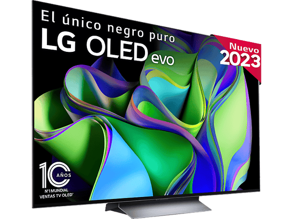 TV OLED 77 LG OLED77C35LA  OLED 4K   Inteligente α9  4K Gen6  Smart TV  DVB-T2 (H.265)  Negro