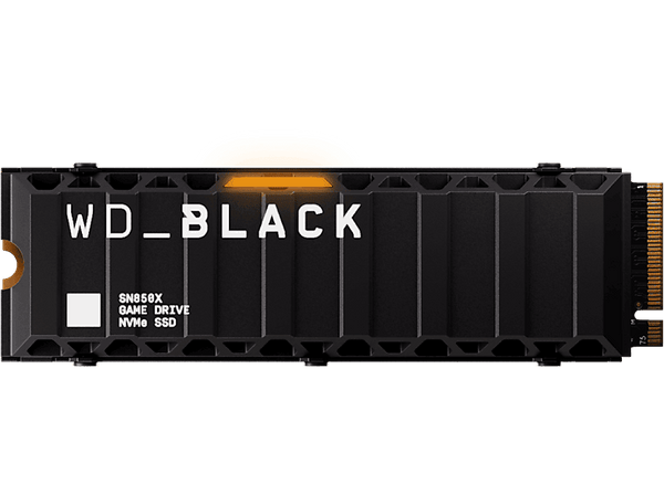 Disco duro SSD interno 8TB WD_BLACK SN850X NVMe SSD  Con disipador de calor  PlayStation®5  M.2 2280  Negro