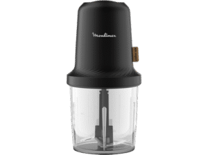[❤️❤️❤️] Picadora Moulinex Eco Respect AT80E810 500 W 0.5 l 1 Velocidad 2 Cuchillas Diseño ecológico Negro [17319]