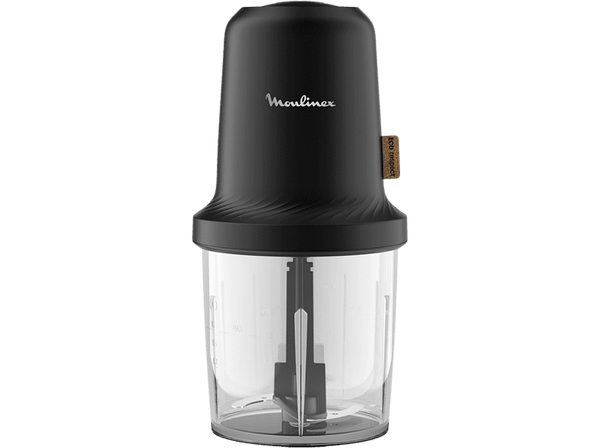 Picadora Moulinex Eco Respect AT80E810 500 W 0.5 l 1 Velocidad 2 Cuchillas Diseño ecológico Negro