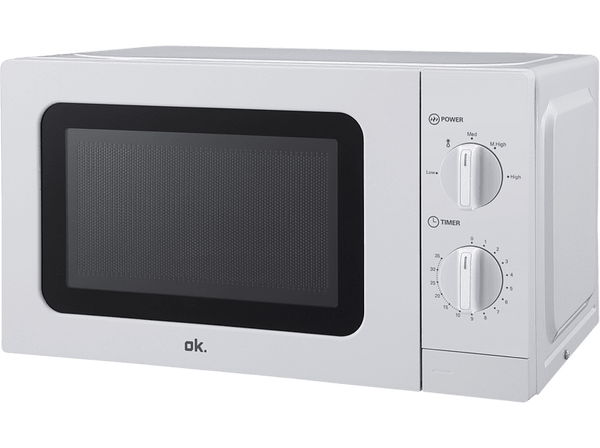 Microondas OK OMW 2022 W 700 W 5 Niveles 20 l Timer Blanco