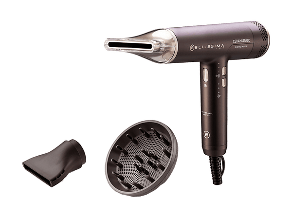 Secador Bellissima Ceramisonic 1700 W 3 Niveles Temperatura 3 Niveles Ventilador Difusor incluido Tecnología Ion Ceramic Deep Brown-Rose Nude