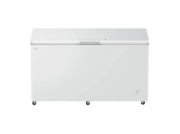 Congelador horizontal Candy CNCHQ4S520EW 502L 84.5 cm Altura Cíclico Libre Instalación Ruedas Blanco