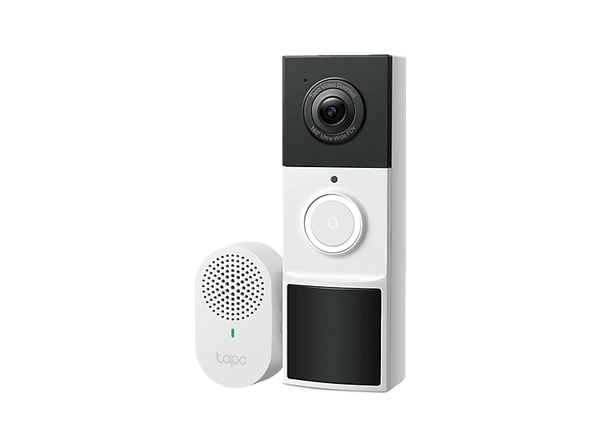 Videoportero TP-Link TD21 2K 6 meses Autonomía Ángulo 160° Control por voz Google Assistant y Amazon Alexa IP65 Negro/Blanco