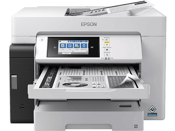 Impresora tinta Epson EcoTank Pro ET-M16685 Monocromo Multifunción A3 Wi-Fi Blanco