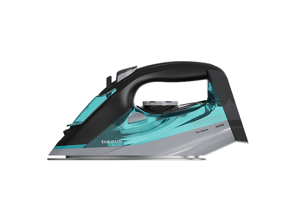 Plancha de vapor Taurus Cleo 3400 X-Slide Rápido calentamiento Sistema antical y antigoteo Autolimpieza 3400W 450 ml Negro / Verde