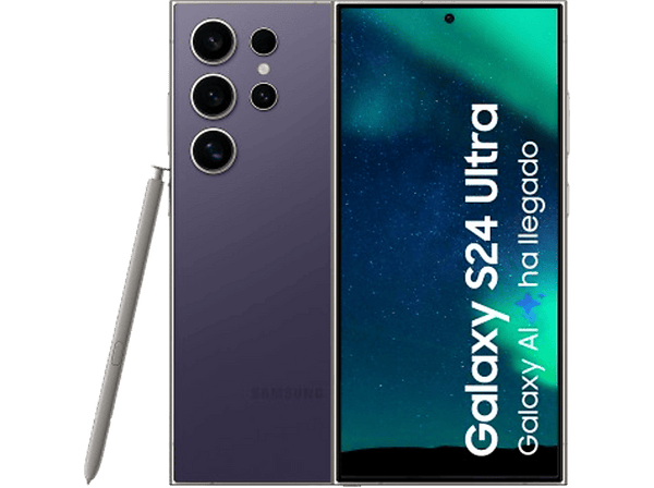 Móvil Samsung Galaxy S24 Ultra Titanium Violet 1TB 12GB RAM 6.8 QHD+ Qualcomm Snapdragon 8 5000mAh Android 14