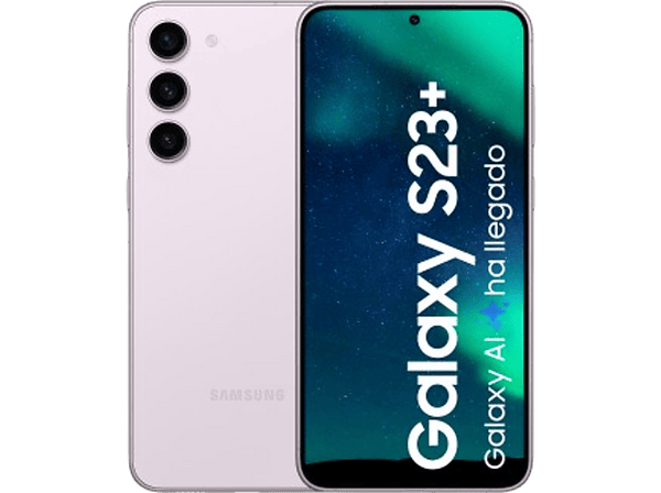 Móvil Samsung Galaxy S23+ 5G Misty Lilac 512GB 8GB RAM 6.6 FHD+ Qualcomm Snapdragon 4700mAh Android 13