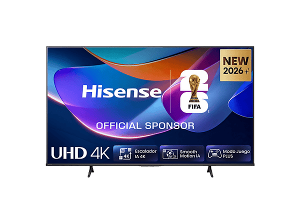 TV LED 55 Hisense 55A6S UHD 4K Escalador 4K IA Control por voz Smooth Motion IA Negro