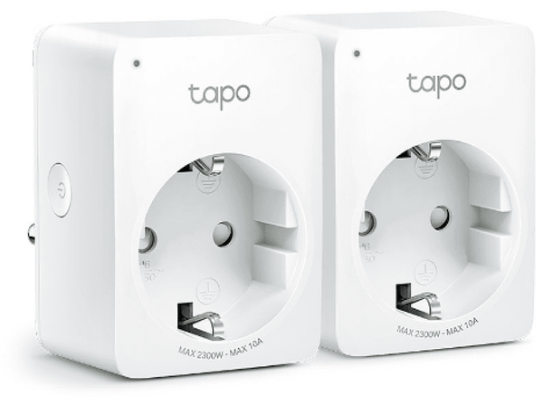 Enchufe inteligente Tp-link Tapo P100 Controlador por voz del hogar con Alexa WiFi Blanco