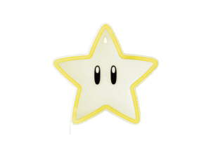 [❤️❤️❤️] Lámpara Sherwood Super Mario Neón Super Star 24 cm [16055]