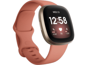 [❤️❤️❤️] Smartwatch Fitbit Versa 3 Rosa Funciones de salud avanzadas GPS Frecuencia cardiaca + 6 días batería [17424]