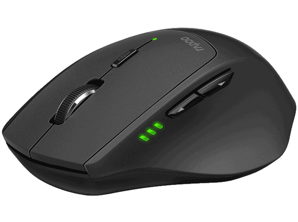 Ratón inalámbrico Rapoo MT550 Inalámbrico 1600 ppp Negro