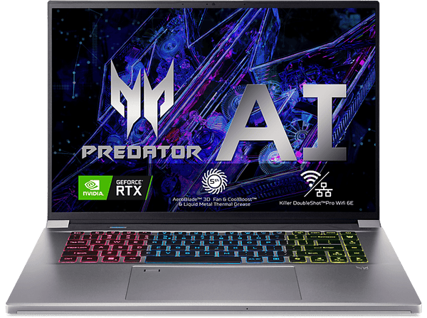 Portátil gaming Acer Predator Triton Neo 16 PTN16-51-76VF  16 WQXGA  Intel® Core™ Ultra 7 155H  16GB RAM  2TB SSD  GeForce RTX™ 4060  Windows 11