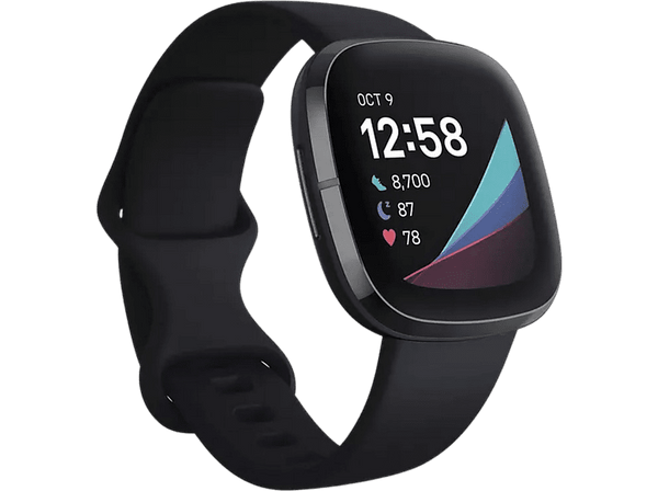 Smartwatch Fitbit Sense Negro Avanzado de Salud Métricas de Salud exclusivas + 6 días batería