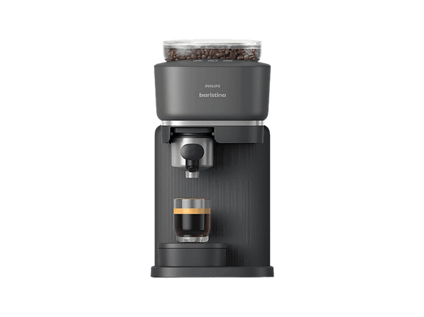 Cafetera express Philips Baristina BAR300/60 Molinillo cerámico 16 bares Café en grano 4 programas 1550 W 1,2 L 30s IA 72 dB 3 años Negro