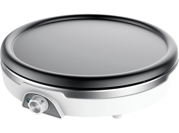 Crepera Cecotec Crepestone XL Inox Eléctrica 1350 W 38 cm Extraíble Antiadherente Regulable Inox