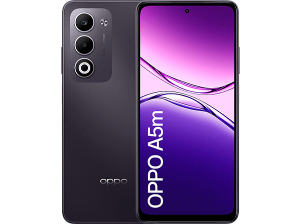 Móvil OPPO A5m Dark Purple 256 GB 8 GB RAM 6.67 1000 nits Snapdragon® 6s 4G Gen 1 6000 mAh