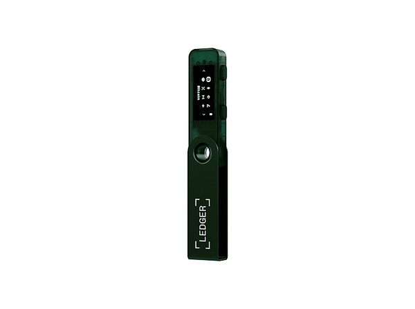 Crypto Wallet Ledger Nano S Plus USB-C Pantalla 1.09 OLED Verde esmeralda