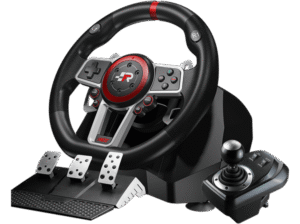 [❤️❤️❤️] Volante FR-TEC Suzuka Elite Next Wheel Con pedales Sensor electromagnético Multiplataforma Negro [17394]