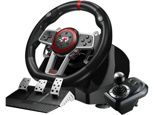 Volante FR-TEC Suzuka Elite Next Wheel Con pedales Sensor electromagnético Multiplataforma Negro