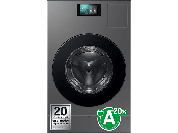 Lavadora secadora Samsung WD18DB8995BZT2  18 kg + 11 kg  1000 rpm  22 programas  AI Laundry Combo™  Clase A  Antracita