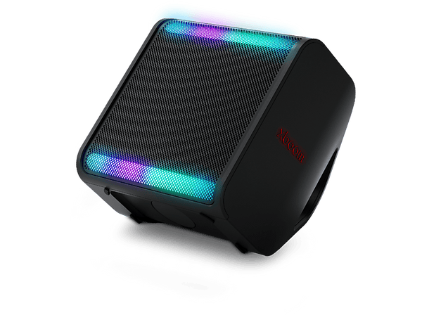 Altavoz inalámbrico LG STAGE 301 120W karaoke luces y pantalla LED efectos de DJ Bluetooth hasta 12h batería,Negro