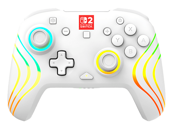 Mando Nintendo Switch Turtle Beach Afterglow™ Wave Wireless Controller Para Nintendo Switch / Switch Lite / Switch OLED / Switch 2 Blanco